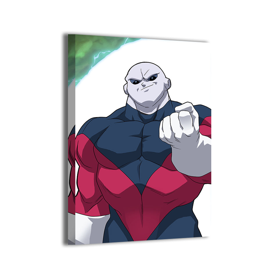 Jiren from Dragon Ball Super by Ryan Pasibe and Sam Dela Torre; gallery-wrapped, ready to hang.