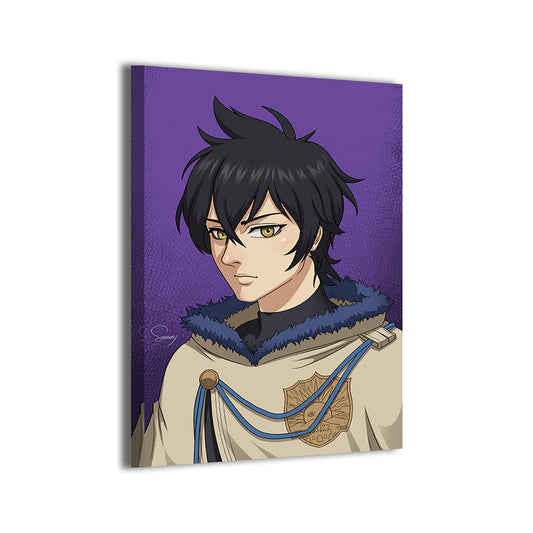 Yuno from Black Clover by Sam Dela Torre; gallery-wrapped, ready to hang.