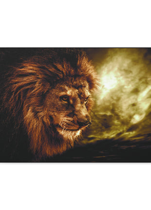 Celestial King – Lion with Cloudscape Wall Art | STG Collection [variant_option1] Print, Premium Wall Art by Snapping Turtle Gallery