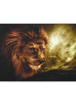 Celestial King – Lion with Cloudscape Wall Art | STG Collection [variant_option1] Print, Premium Wall Art by Snapping Turtle Gallery