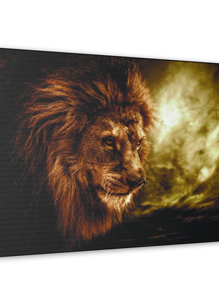 Celestial King – Lion with Cloudscape Wall Art | STG Collection [variant_option1] Print, Premium Wall Art by Snapping Turtle Gallery