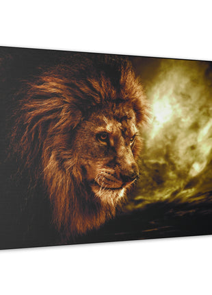 Celestial King – Lion with Cloudscape Wall Art | STG Collection [variant_option1] Print, Premium Wall Art by Snapping Turtle Gallery