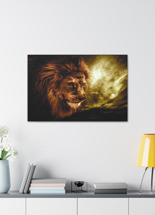 Celestial King – Lion with Cloudscape Wall Art | STG Collection [variant_option1] Print, Premium Wall Art by Snapping Turtle Gallery