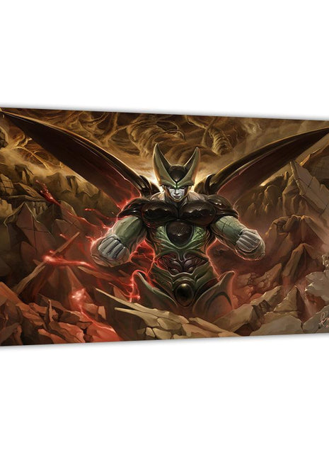 Cell Wall Art | Dragon Ball Z Anime Acrylic, Metal & Canvas Print - Snapping Turtle Gallery
