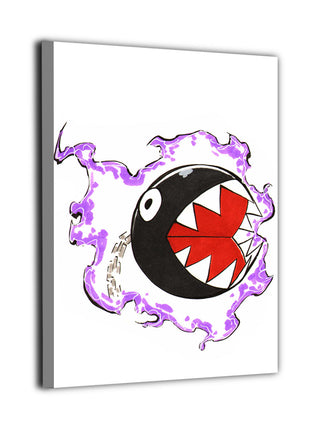 Chain Chomp Ghost Fusion Wall Art