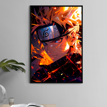  Naruto Uzumaki blazing chakra 11x17 anime print – Snapping Turtle Gallery