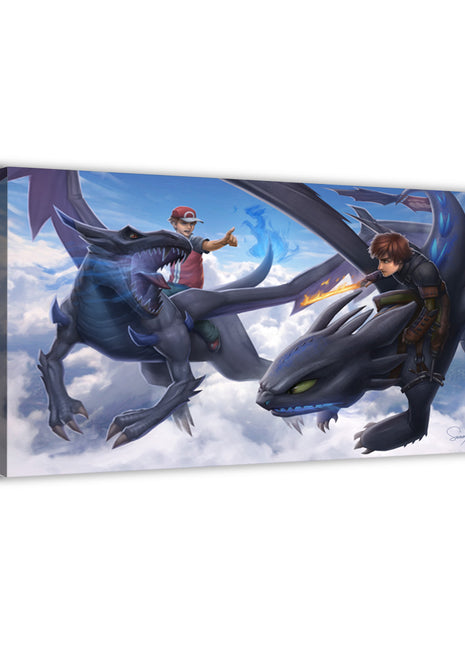 Charizard, Toothless Wall Art | Pokémon, HTTYD Acrylic, Metal & Canvas - Snapping Turtle Gallery