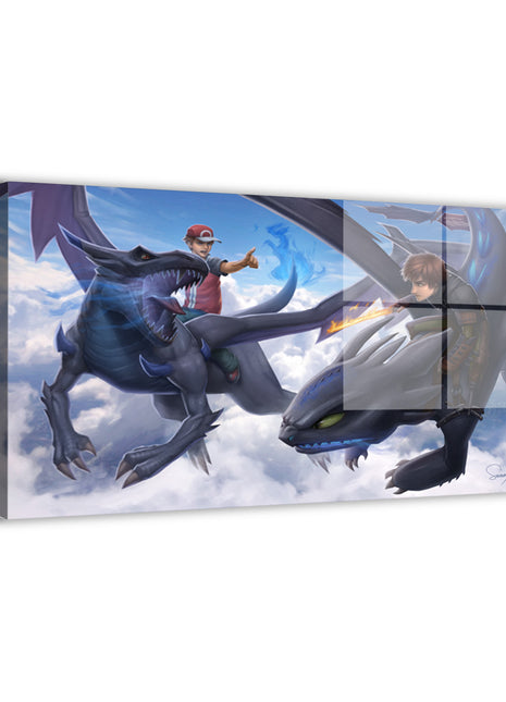 Charizard, Toothless Wall Art | Pokémon, HTTYD Acrylic, Metal & Canvas - Snapping Turtle Gallery