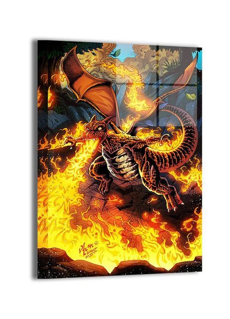 Charizard Wall Art | Pokémon Fan Art | Snapping Turtle Gallery [variant_option1] Print, Premium Wall Art by Snapping Turtle Gallery