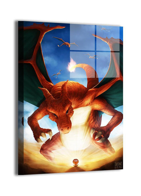 Charizard Wall Art | Pokemon Fan Art | Snapping Turtle Gallery [variant_option1] Print, Premium Wall Art by Snapping Turtle Gallery