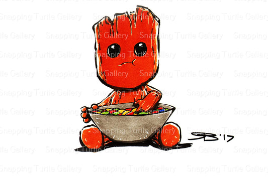 Chibi Baby Groot Snapping Turtle Gallery