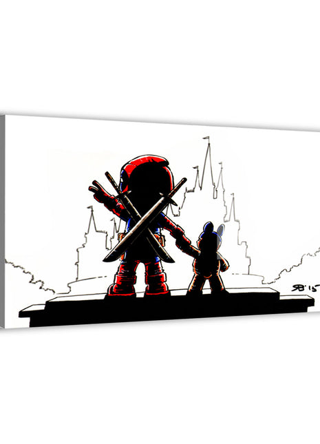 Chaos Meets Childhood Nostalgia Wall Art