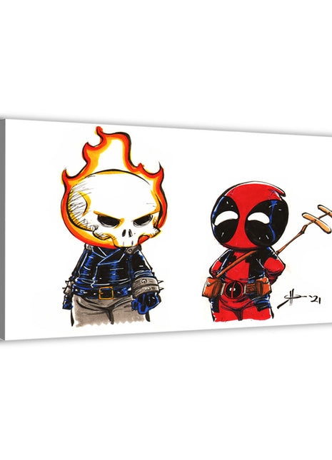 The Spirit of Vengeance Meets Maximum Effort Wall Art