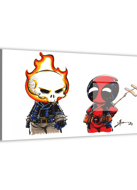 The Spirit of Vengeance Meets Maximum Effort Wall Art