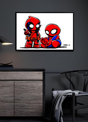 Small Heroes Big Attitude Wall Art