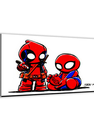 Small Heroes Big Attitude Wall Art