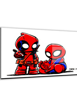 Small Heroes Big Attitude Wall Art