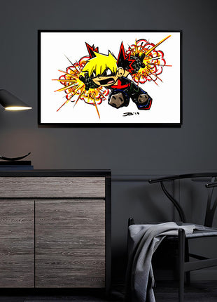 Fiery Determination Wall Art