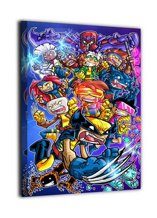 Mutant Mayhem X-Men canvas wall art