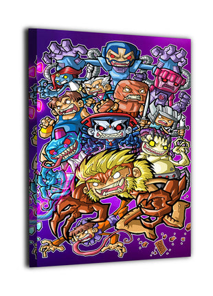 Brotherhood of Bedlam X-Men Villains canvas wall art