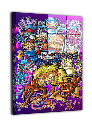 Brotherhood of Bedlam X-Men Villains metal wall art