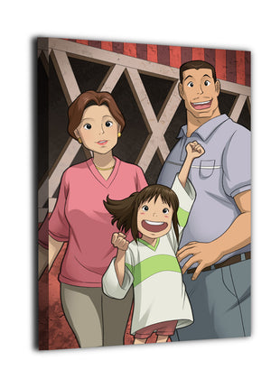 Spirited Away Wall Art | Studio Ghibli Acrylic, Metal & Canvas - Snapping Turtle Gallery