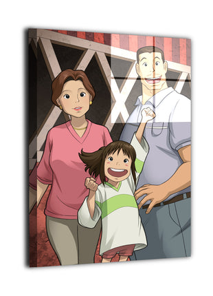 Spirited Away Wall Art | Studio Ghibli Acrylic, Metal & Canvas - Snapping Turtle Gallery