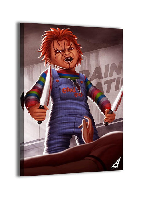 Chucky Wall Art | Horror Fan Art | Snapping Turtle Gallery [variant_option1] Print, Premium Wall Art by Snapping Turtle Gallery