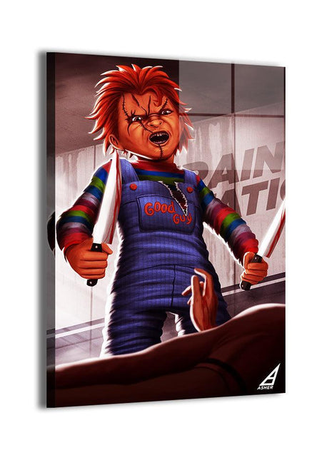 Chucky Wall Art | Horror Fan Art | Snapping Turtle Gallery [variant_option1] Print, Premium Wall Art by Snapping Turtle Gallery