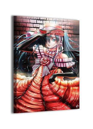 Ciel Phantomhive Wall Art | Black Butler Acrylic, Metal & Canvas - Snapping Turtle Gallery