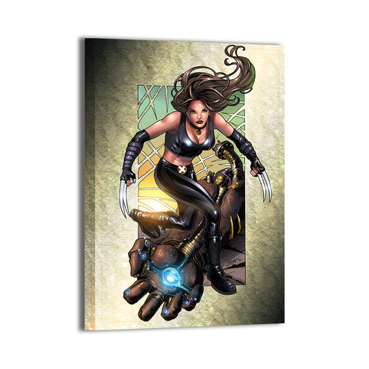 Claws Unleashed Wall Art Canvas Print – X-23 by Julius Abrera & Bryan Arfel Magnaye