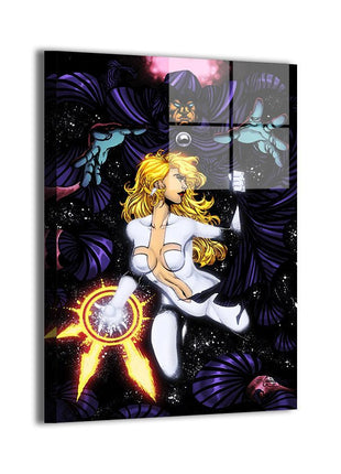 Cloak and Dagger Art | Acrylic, Metal & Canvas - Snapping Turtle Gallery