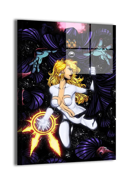 Cloak and Dagger Art | Acrylic, Metal & Canvas - Snapping Turtle Gallery