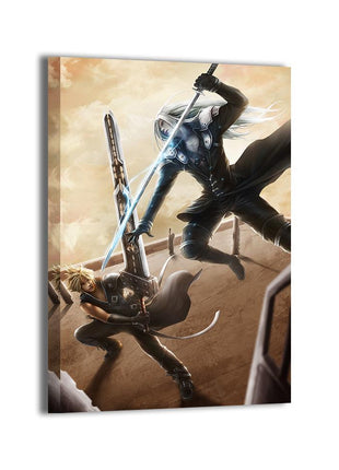 Cloud Strife Wall Art | Final Fantasy Fan Art | Snapping Turtle Gallery - Snapping Turtle Gallery