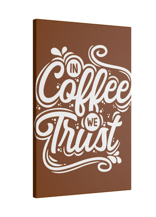 Coffee Quote Art | Acrylic, Metal & Canvas - Snapping Turtle Gallery