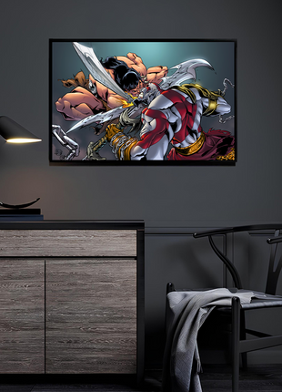 Conan Kratos Art | Acrylic, Metal & Canvas [variant_option1] Print, Premium Wall Art by Snapping Turtle Gallery