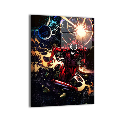 Cosmic Carnage Wall Art 24x36 acrylic print – Marvel symbiote artwork by Vhon Remot and Bryan Arfel Magnaye
