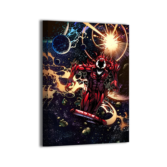 Cosmic Carnage Wall Art 24x36 canvas print – Marvel symbiote artwork by Vhon Remot and Bryan Arfel Magnaye