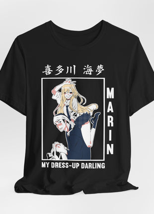 Cosplay Partners Marin & Gojo Shirt | My Dress-Up Darling Fan Art | Snapping Turtle Gallery [variant_option1] Print, Premium Wall Art by Snapping Turtle Gallery