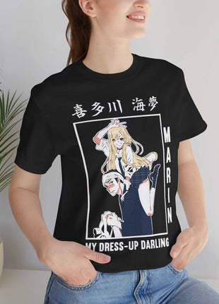 Cosplay Partners Marin & Gojo Shirt | My Dress-Up Darling Fan Art | Snapping Turtle Gallery [variant_option1] Print, Premium Wall Art by Snapping Turtle Gallery