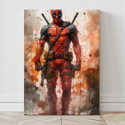 Crimson Chaos 24x36 Canvas – Snapping Turtle Gallery