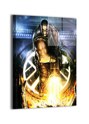 Crossbones Wall Art | Marvel Ultra-HD Acrylic, Metal & Canvas Print - Snapping Turtle Gallery