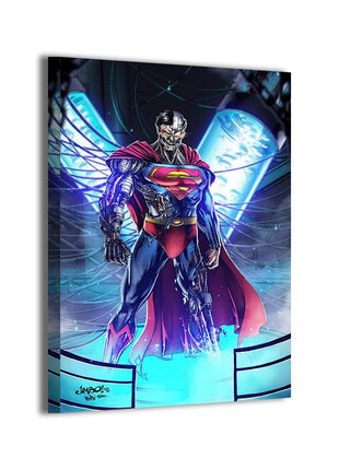 Cyborg Superman Wall Art | Steel Nemesis | Snapping Turtle Gallery [variant_option1] Print, Premium Wall Art by Snapping Turtle Gallery