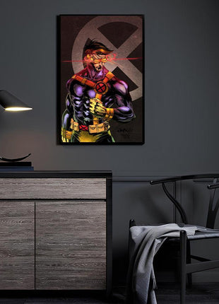 Cyclops Wall Art | X-Men Marvel Ultra-HD Acrylic, Metal & Canvas Print - Snapping Turtle Gallery