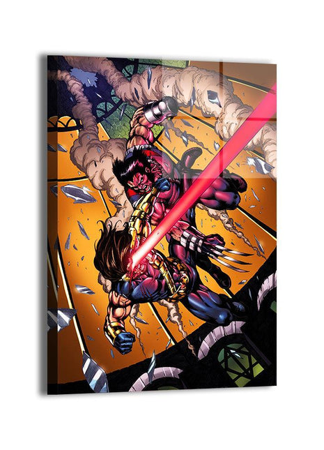 Cyclops & Wolverine Wall Art | X-Men Fan Art | Snapping Turtle Gallery [variant_option1] Print, Premium Wall Art by Snapping Turtle Gallery