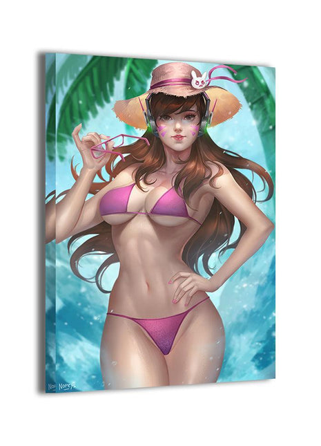D.Va Wall Art | Overwatch Ultra-HD Acrylic, Metal & Canvas Print - Snapping Turtle Gallery