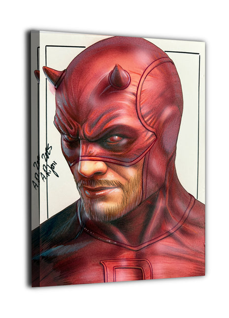 Daredevil Matt Murdock Marvel Art | Acrylic, Metal & Canvas - Snapping Turtle Gallery
