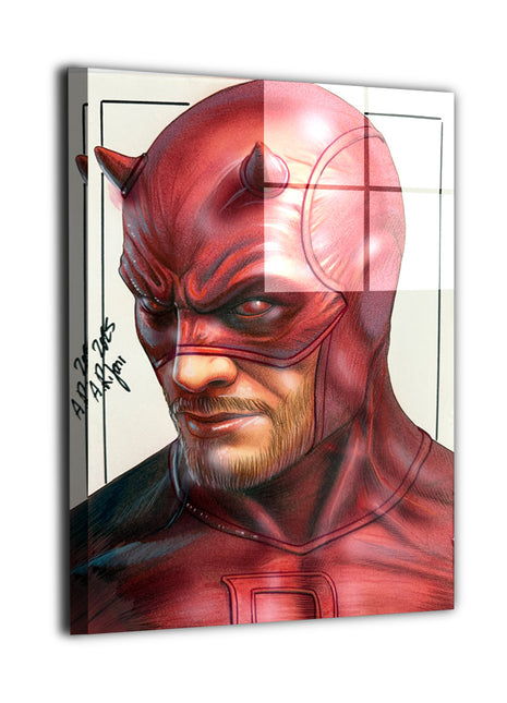 Daredevil Matt Murdock Marvel Art | Acrylic, Metal & Canvas - Snapping Turtle Gallery