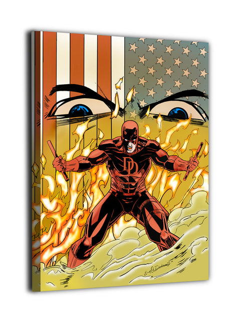 Devil in the Fire Daredevil vs Nuke Wall Art