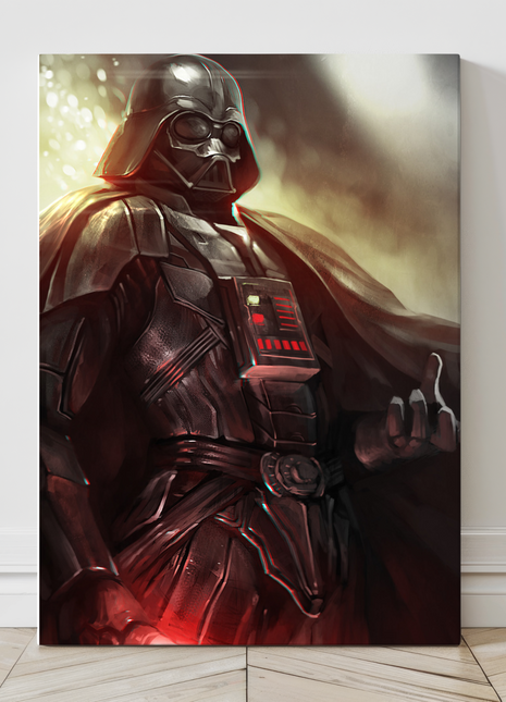 Dark Force Commander Wall Art | Darth-Inspired Sith Art | Snapping Turtle Gallery [variant_option1] Print, Premium Wall Art by Snapping Turtle Gallery